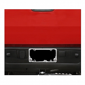 Pilot Automotive License Plate Frame - Silver Die Cast Zinc - WL218CR