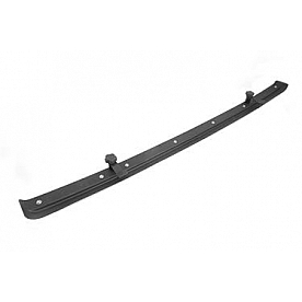 Rugged Ridge Windshield Channel Steel Black - 1330806