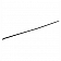 Smittybilt Windshield Channel Steel Black - 90101