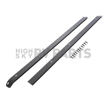 Smittybilt Windshield Channel Steel Black - 90101-3