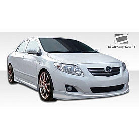 Extreme Dimensions Side Skirt - Primered Fiberglass Reinforced Plastic Black Set of 2 - 104599