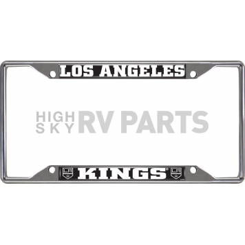 Fan Mat License Plate Frame - NHL Los Angeles Kings Logo Metal - 17162
