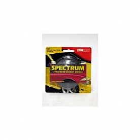 Trimbrite Pinstripe Tape - Triple Stripe Vinyl Black Charcoal/ Metallic Silver - T8255