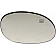 Help! By Dorman Exterior Mirror Glass Oval Power Single - 56229