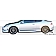 Extreme Dimensions Side Skirt - Primered Fiberglass Reinforced Plastic Black Set of 2 - 104607
