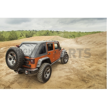 Rugged Ridge Soft Top - Black Fastback Top Vinyl - 1379038