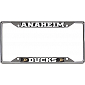 Fan Mat License Plate Frame - NHL Anaheim Ducks Logo Metal - 17194
