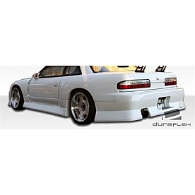 Extreme Dimensions Side Skirt - Fiberglass Reinforced Plastic Black Set of 2 - 104622