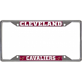 Fan Mat License Plate Frame - NBA Cleveland Cavaliers Logo Metal - 17202