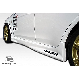 Extreme Dimensions Side Skirt - Primered Fiberglass Reinforced Plastic Black Set of 2 - 104639