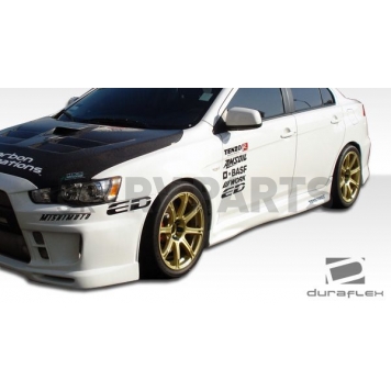 Extreme Dimensions Side Skirt - Primered Fiberglass Reinforced Plastic Black Set of 2 - 104639-2