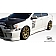 Extreme Dimensions Side Skirt - Primered Fiberglass Reinforced Plastic Black Set of 2 - 104639