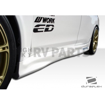 Extreme Dimensions Side Skirt - Primered Fiberglass Reinforced Plastic Black Set of 2 - 104639-4