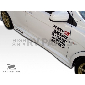 Extreme Dimensions Side Skirt - Primered Fiberglass Reinforced Plastic Black Set of 2 - 104639-5