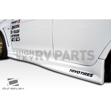 Extreme Dimensions Side Skirt - Primered Fiberglass Reinforced Plastic Black Set of 2 - 104639-7