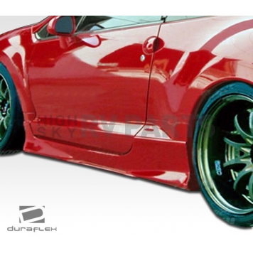 Extreme Dimensions Side Skirt - Primered Fiberglass Reinforced Plastic Black Set of 2 - 104701
