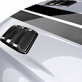 Air Design Hood Vent - Plastic Black Set Of 2 - FO24A06AB