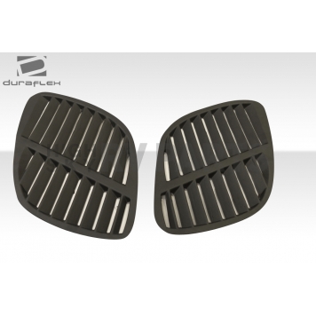 Extreme Dimensions Hood Vent - Black Fiberglass Reinforced Plastic Set Of 2 - 112452-3