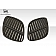 Extreme Dimensions Hood Vent - Black Fiberglass Reinforced Plastic Set Of 2 - 112452