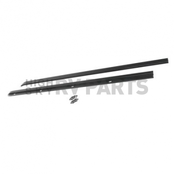 Rampage Windshield Channel Steel Black - 901001