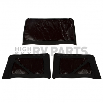 Rugged Ridge Soft Top - Black Fastback Top Vinyl - 1376635-1