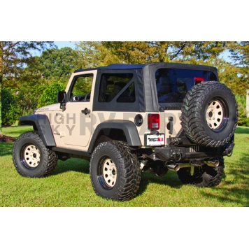 Rugged Ridge Soft Top - Black Fastback Top Vinyl - 1376635-2