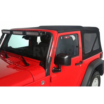 Rugged Ridge Soft Top - Black Diamond Standard Top Sailcloth Fabric - 1376735-1