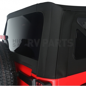 Rugged Ridge Soft Top - Black Diamond Standard Top Sailcloth Fabric - 1376735-2