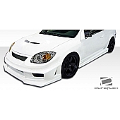Extreme Dimensions Side Skirt - Primered Fiberglass Reinforced Plastic Black Set of 2 - 104917