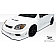 Extreme Dimensions Side Skirt - Primered Fiberglass Reinforced Plastic Black Set of 2 - 104917