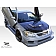Extreme Dimensions Side Skirt - Primered Fiberglass Reinforced Plastic Black Set of 2 - 104917