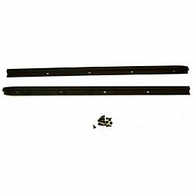 Rugged Ridge Windshield Channel Black - 1330801