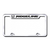 Automotive Gold License Plate Frame - Silver Stainless Steel - TFRIDEC