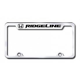 Automotive Gold License Plate Frame - Silver Stainless Steel - TFRIDEC