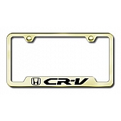 Automotive Gold License Plate Frame - Gold Stainless Steel - GFCRVEG