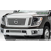 T-Rex Truck Products Grille Insert - Mesh Rectangular Polished Stainless Steel - 54785