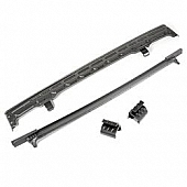Rugged Ridge Windshield Channel Plastic Black - 1351610