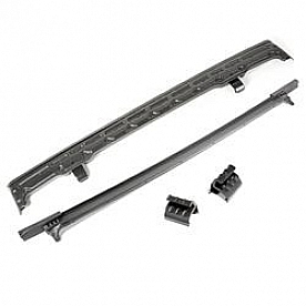 Rugged Ridge Windshield Channel Plastic Black - 1351610