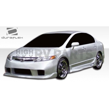Extreme Dimensions Side Skirt - Primered Fiberglass Reinforced Plastic Black Set of 2 - 104933