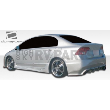 Extreme Dimensions Side Skirt - Primered Fiberglass Reinforced Plastic Black Set of 2 - 104933-1