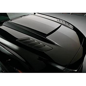 Roush Performance/ Kovington Hood Vent - Rectangular ABS Plastic Black Set Of 2 - 421869