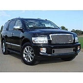 T-Rex Truck Products Grille Insert - Mesh Rectangular Polished Stainless Steel - 54791