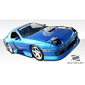 Extreme Dimensions Side Skirt - Primered Fiberglass Reinforced Plastic Black Set of 2 - 104232