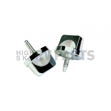 Kentrol Windshield Bump Stop - Stainless Steel Silver Set Of 2 - 30510