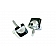 Kentrol Windshield Bump Stop - Stainless Steel Silver Set Of 2 - 30510