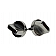 Kentrol Windshield Bump Stop - Stainless Steel Silver Set Of 2 - 30510