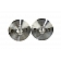Kentrol Windshield Bump Stop - Stainless Steel Silver Set Of 2 - 30510
