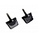 Kentrol Windshield Bump Stop - Stainless Steel Black Set Of 2 - 50510