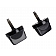 Kentrol Windshield Bump Stop - Stainless Steel Black Set Of 2 - 50510