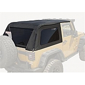 Rugged Ridge Soft Top - Black Diamond Fastback Top Vinyl - 1375039